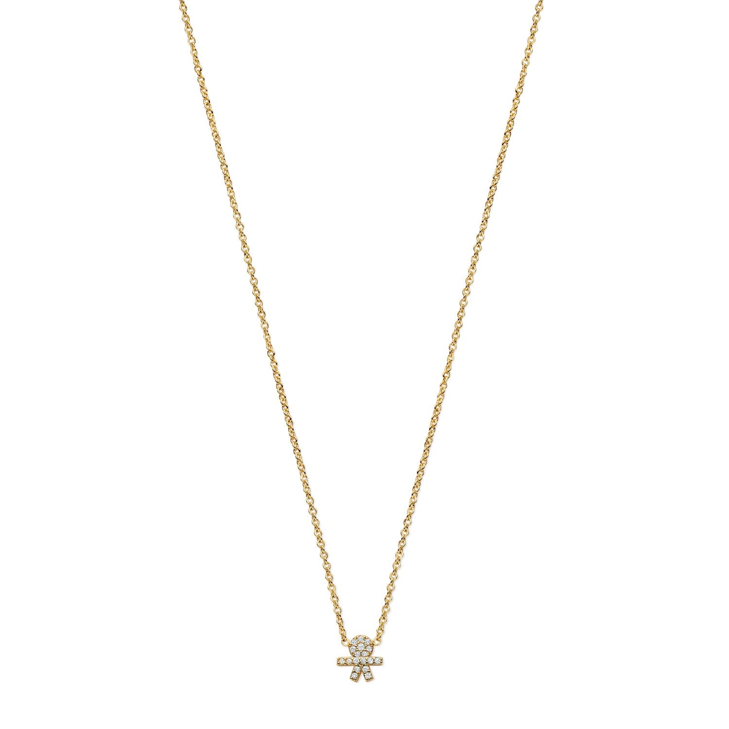 Custommade Diamond Child Necklace x Ruby