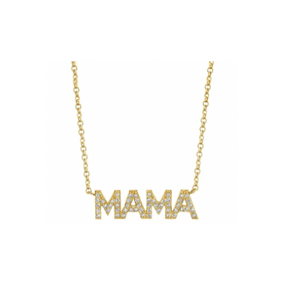 Mama Pave Necklace