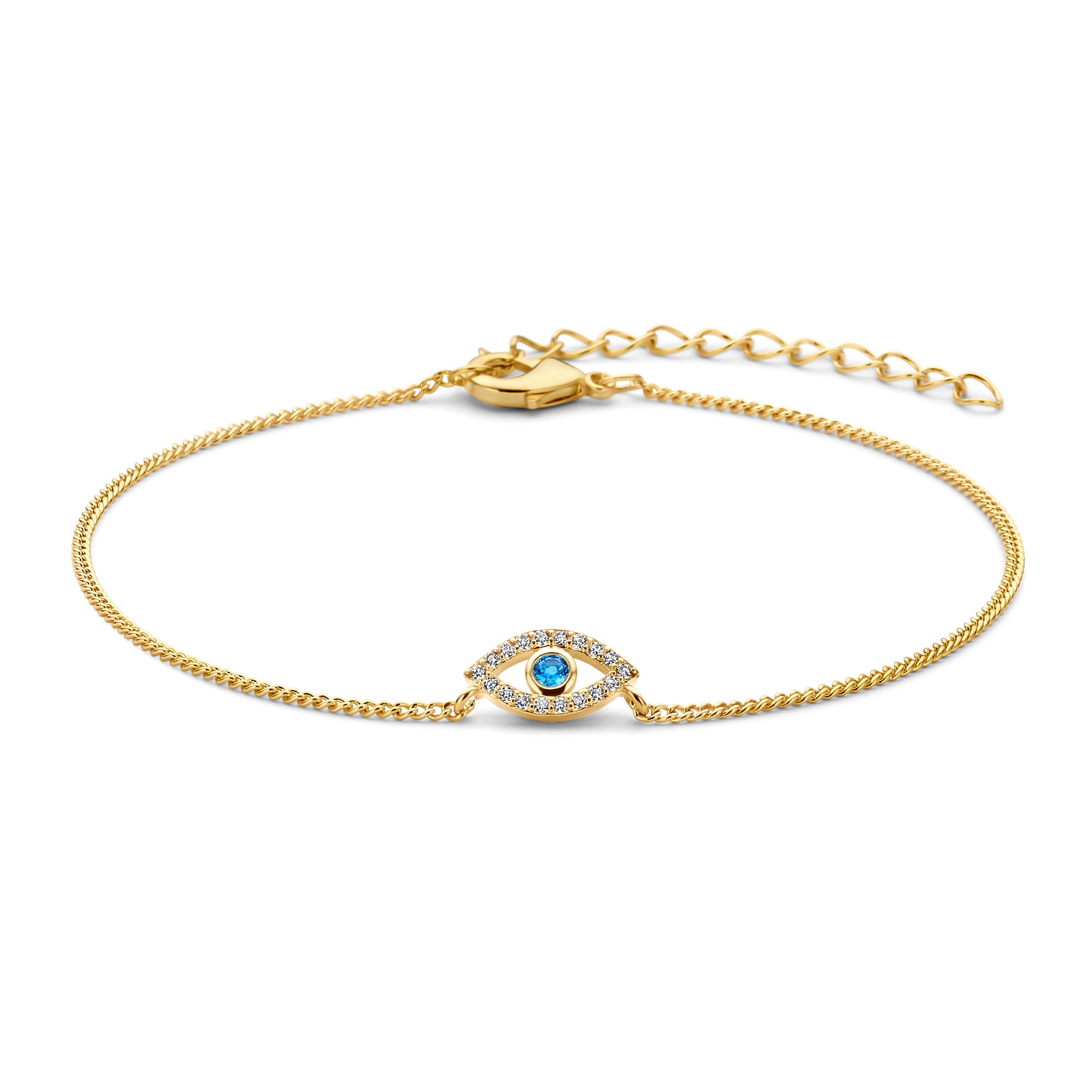 CUSTOMMADE Evil Eye Bracelet / Enkelbandje X Sarah van Soelen