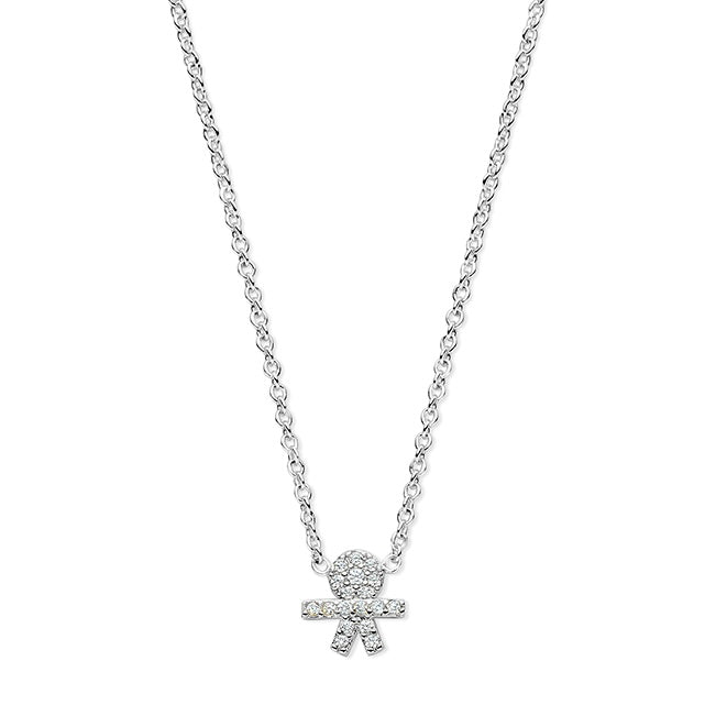 Custommade Diamond Child Necklace x Ruby