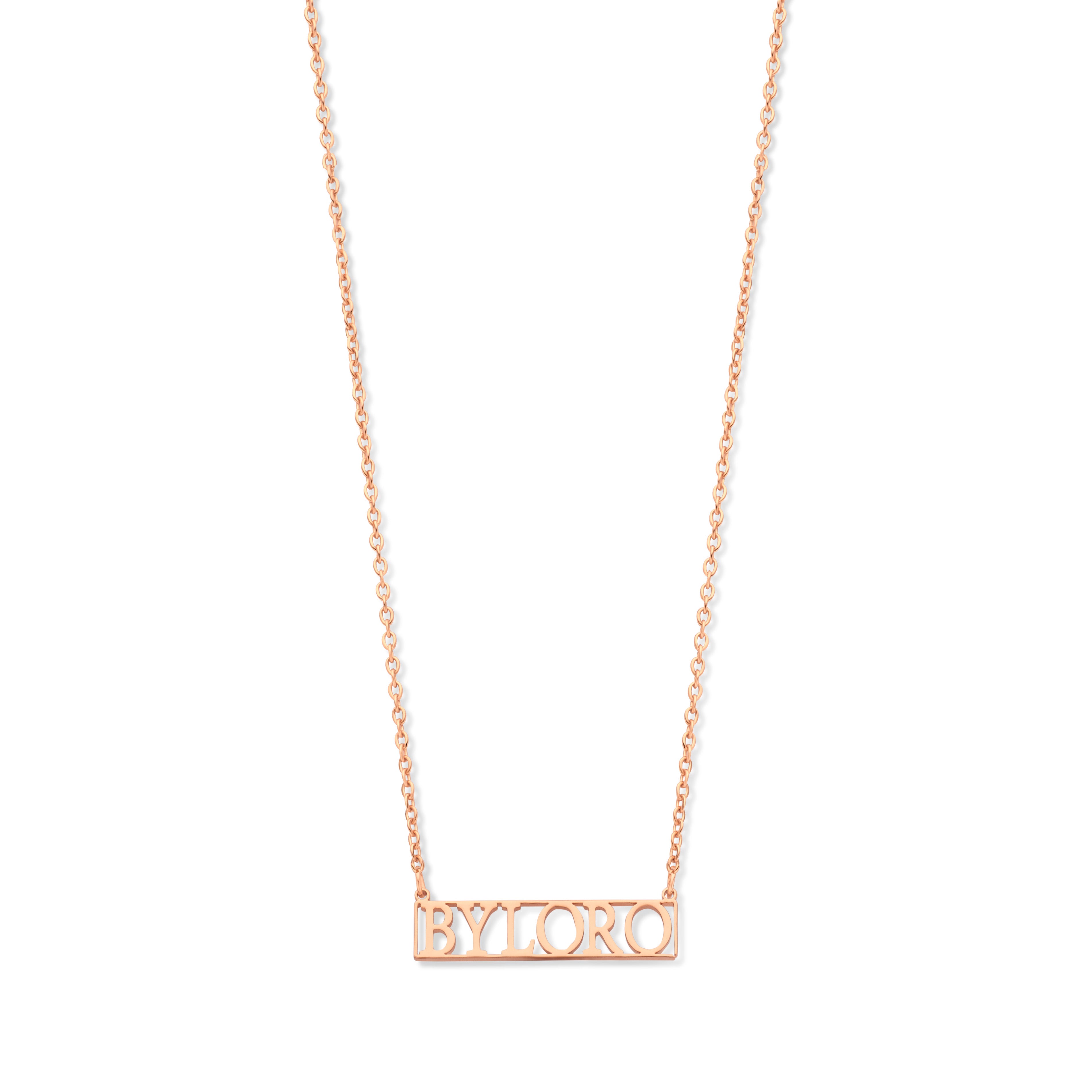 CUSTOMMADE INFINITY BAR NECKLACE
