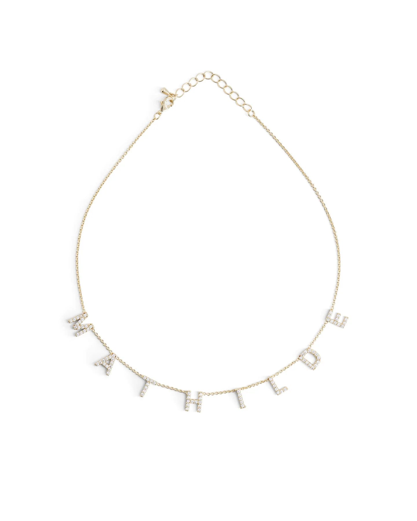 CUSTOMMADE Mathilde letter necklace
