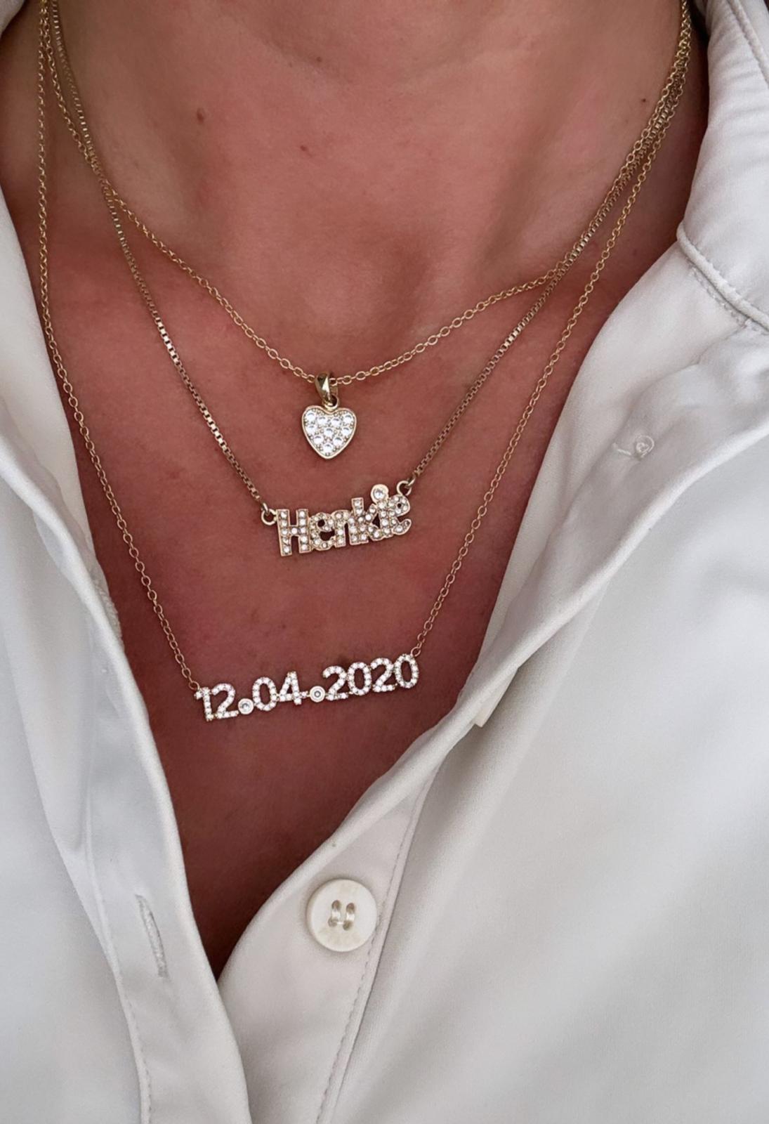 CUSTOMMADE INITIAL EVY NECKLACE