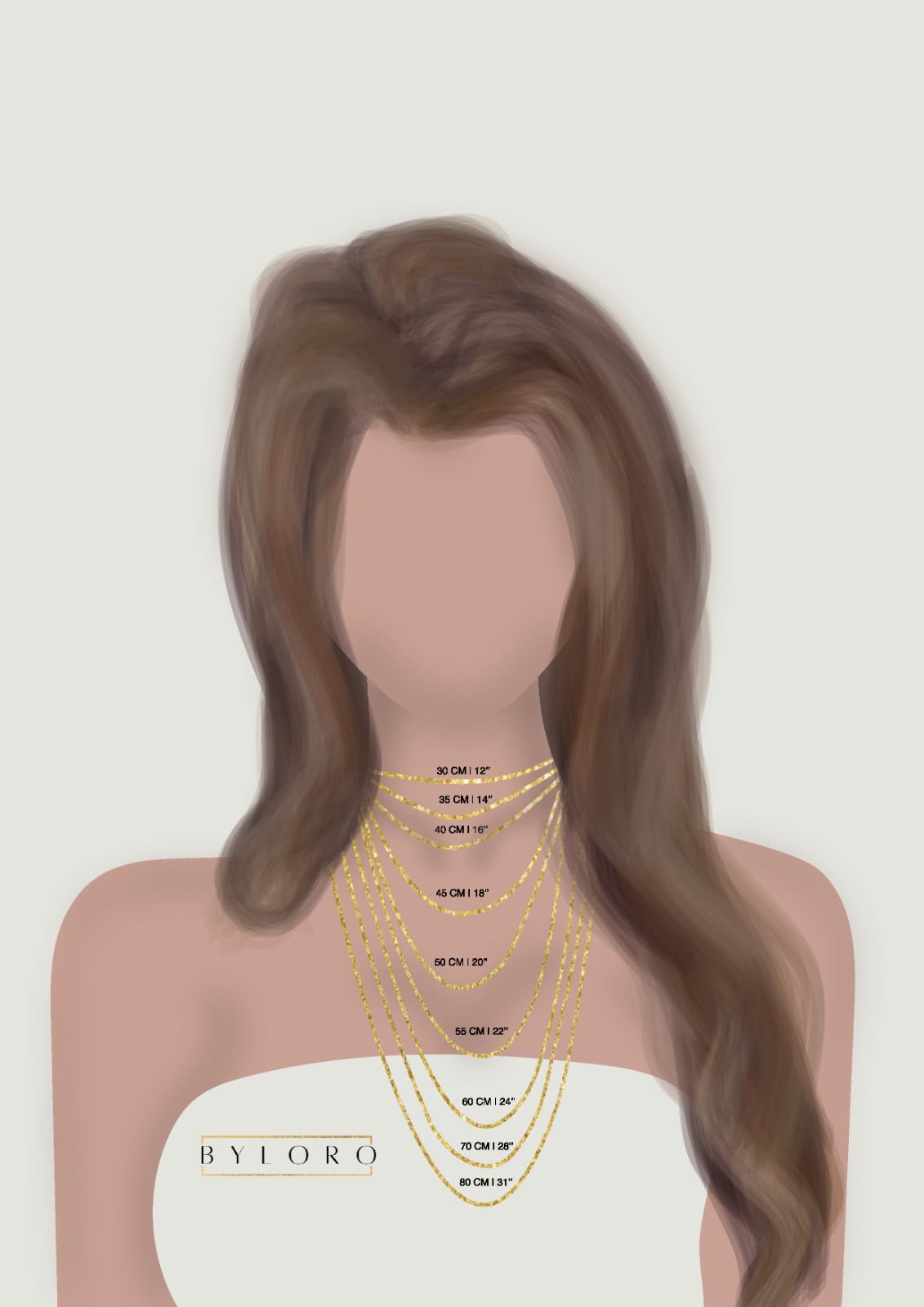 CUSTOMMADE Mathilde letter necklace