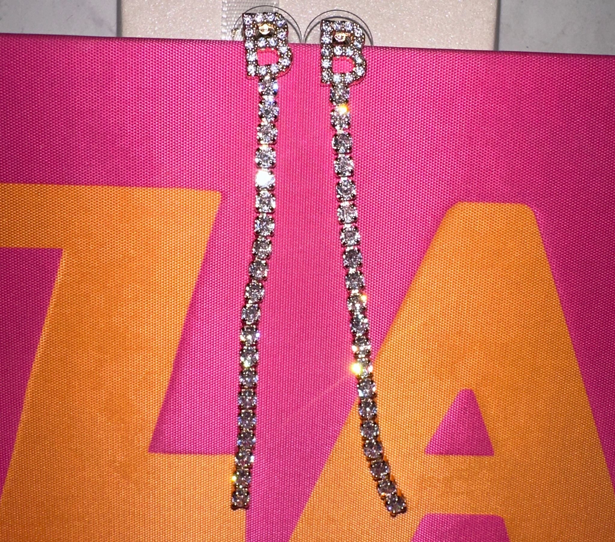 Custommade Tennis Drop Earrings