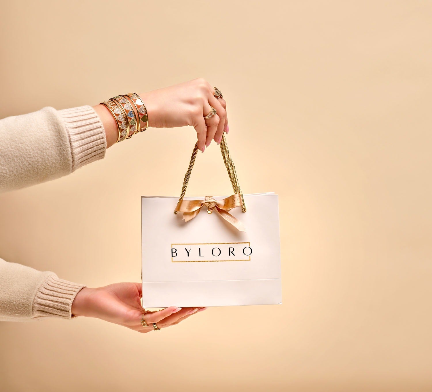 Luxe Byloro cadeauverpakking met sieraden