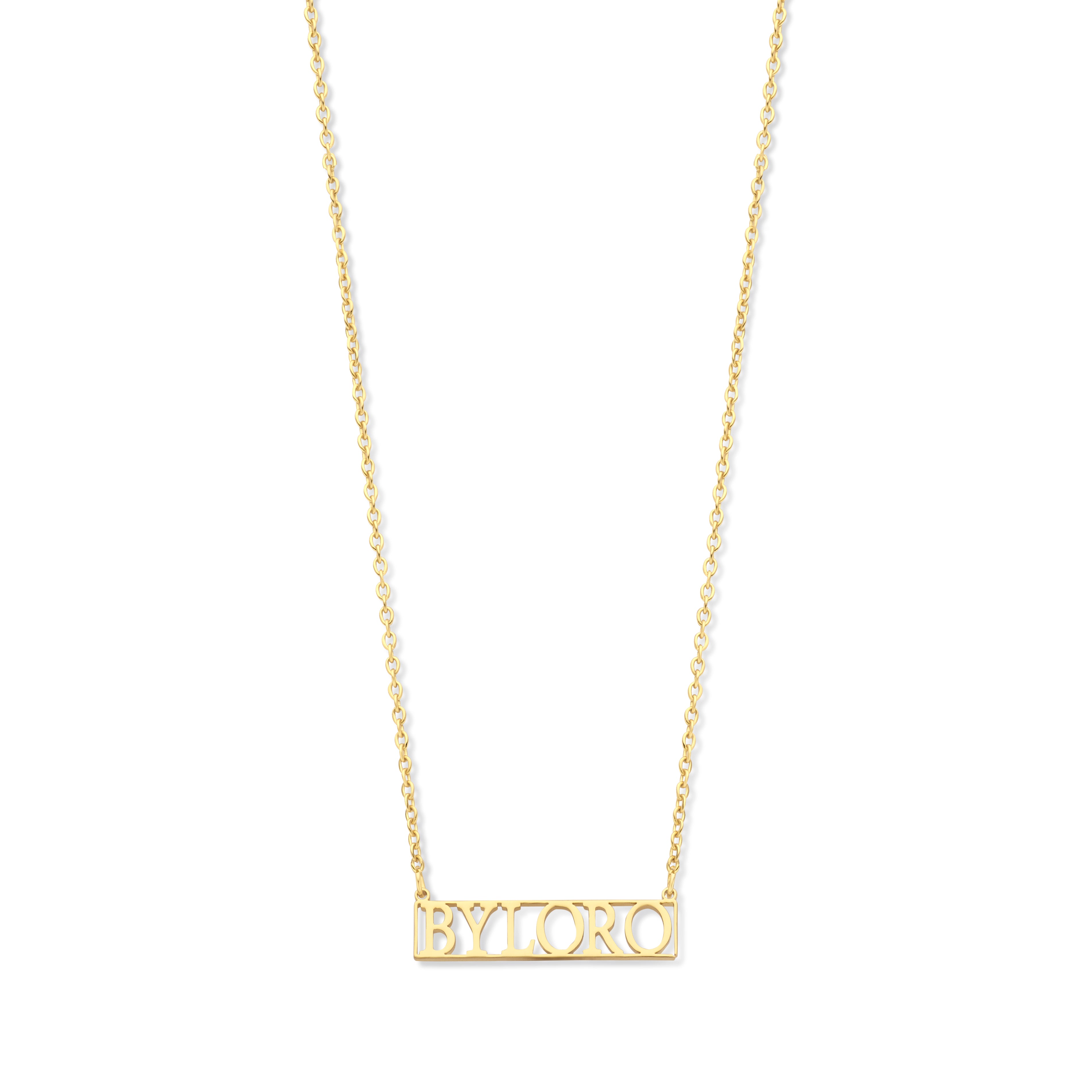 CUSTOMMADE INFINITY BAR NECKLACE