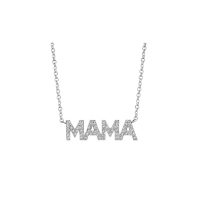 Custommade Mama Pave Necklace