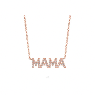 Custommade Mama Pave Necklace