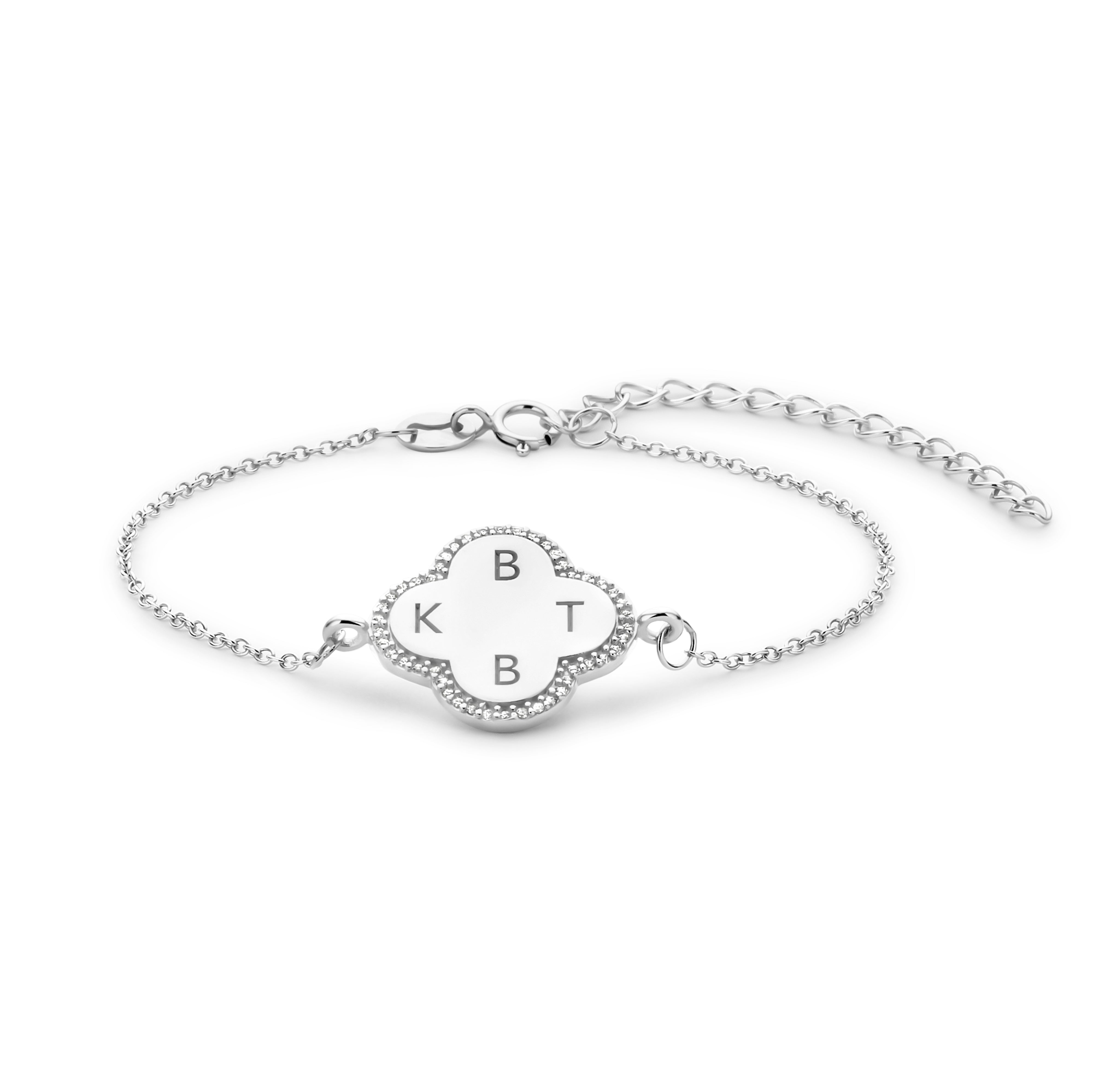 Custommade Lucky Clover Charm Bracelet