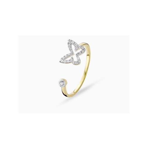 CUSTOMMADE OPEN BUTTERFLY RING x Ruby