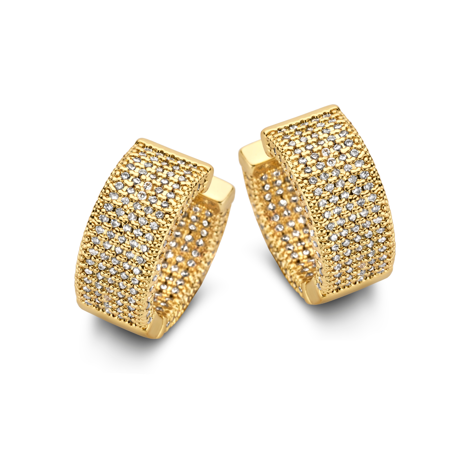 Diamond Champagne Earrings [GOLD] ❤
