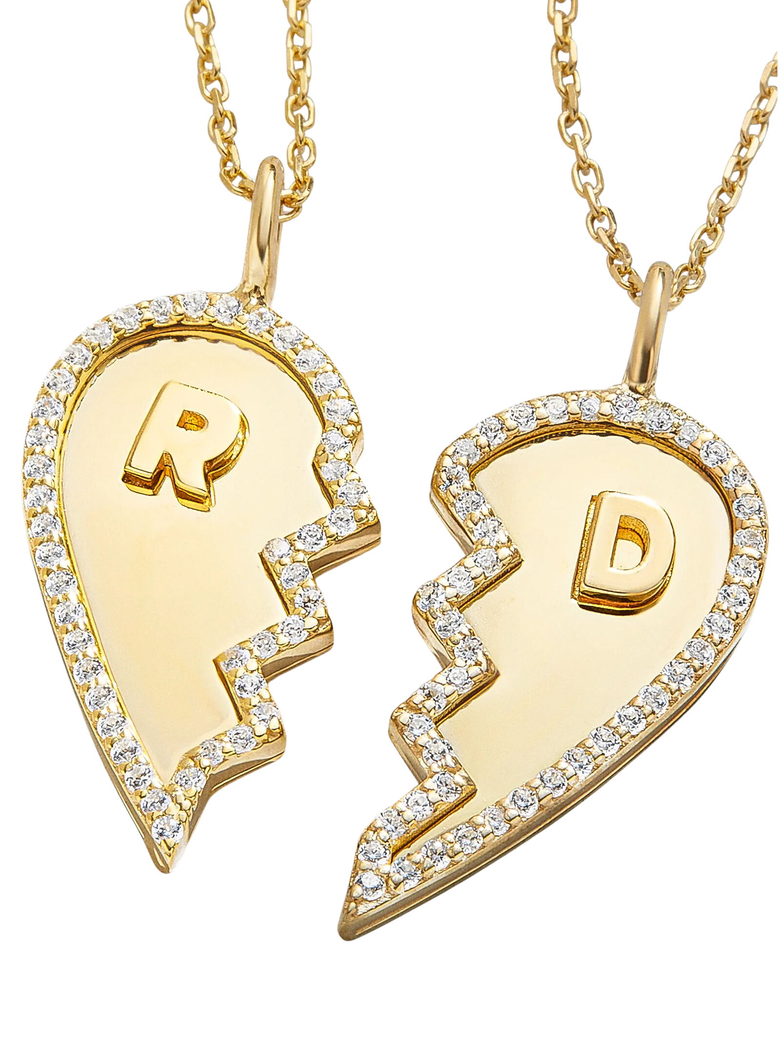 Custommade Couple Goal Heart Necklace