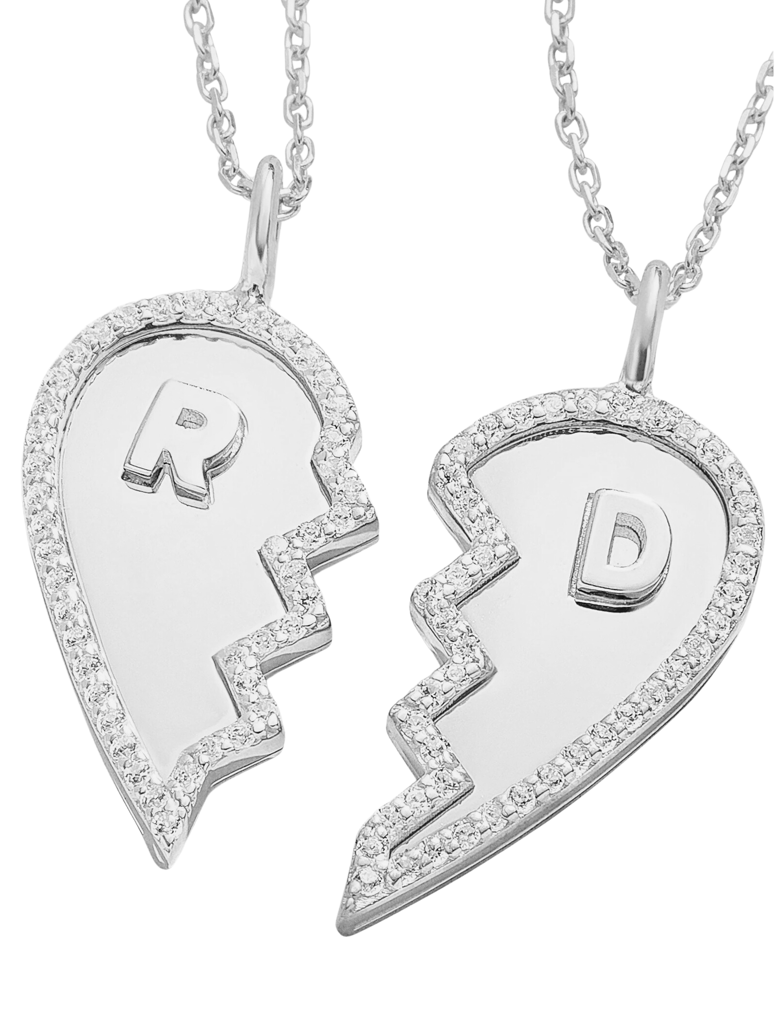 Custommade Couple Goal Heart Necklace