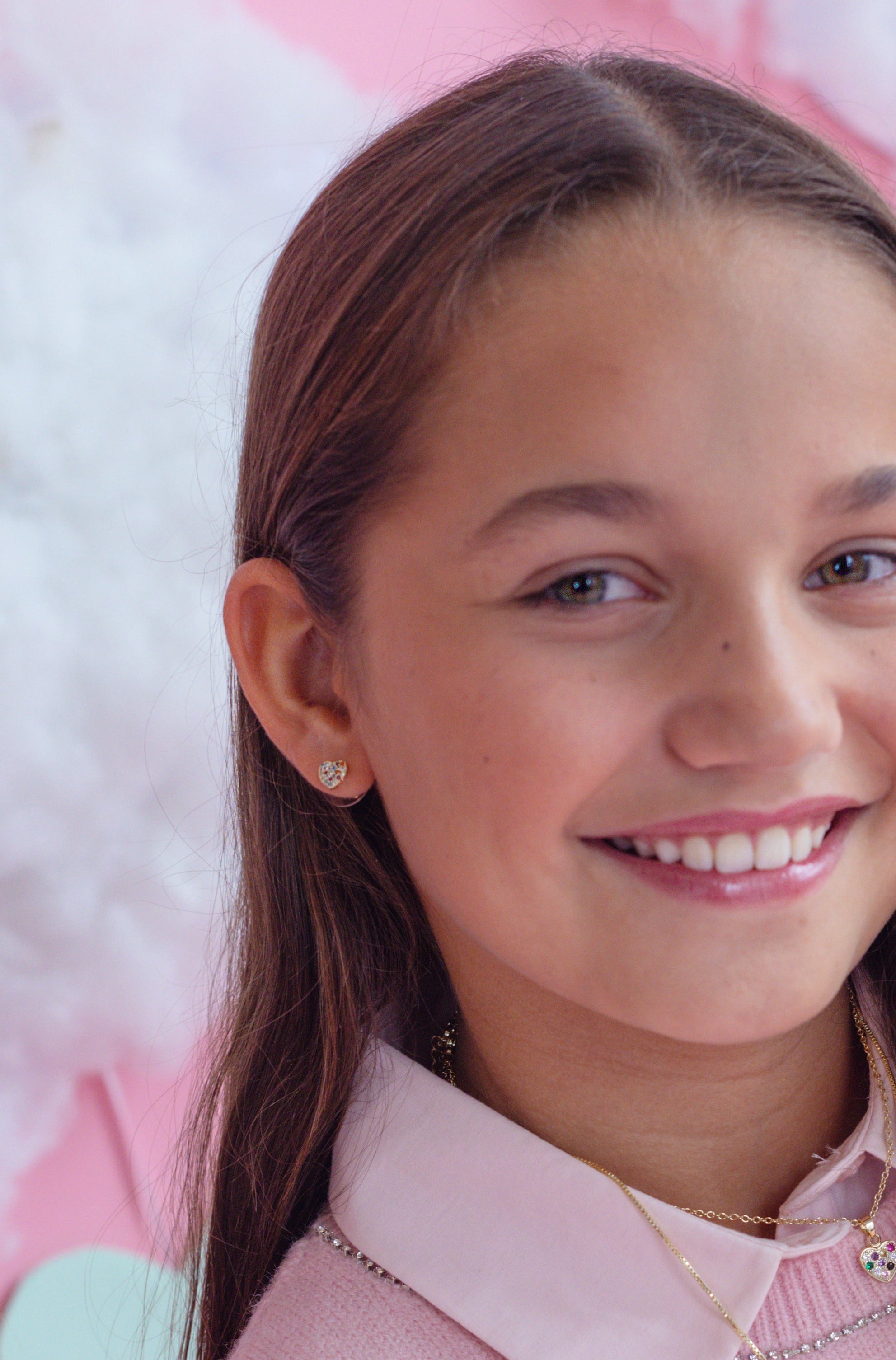 Rainbow Heart Studs x Roqi & Day