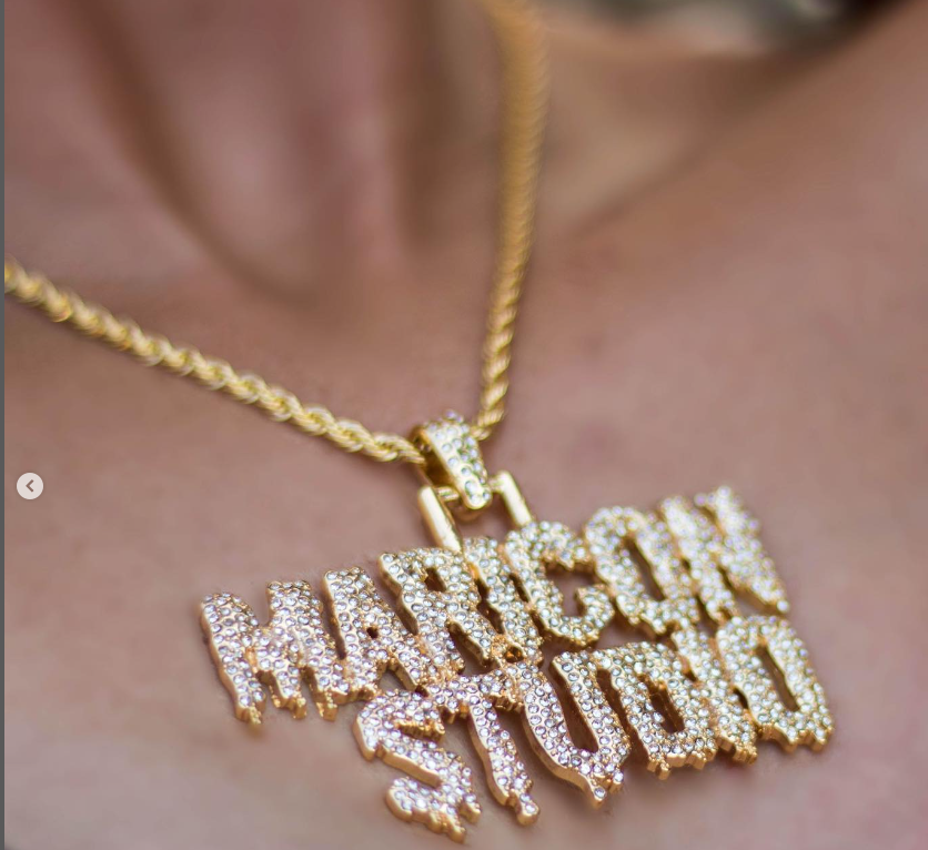 CUSTOMMADE Maricon full diamond necklace