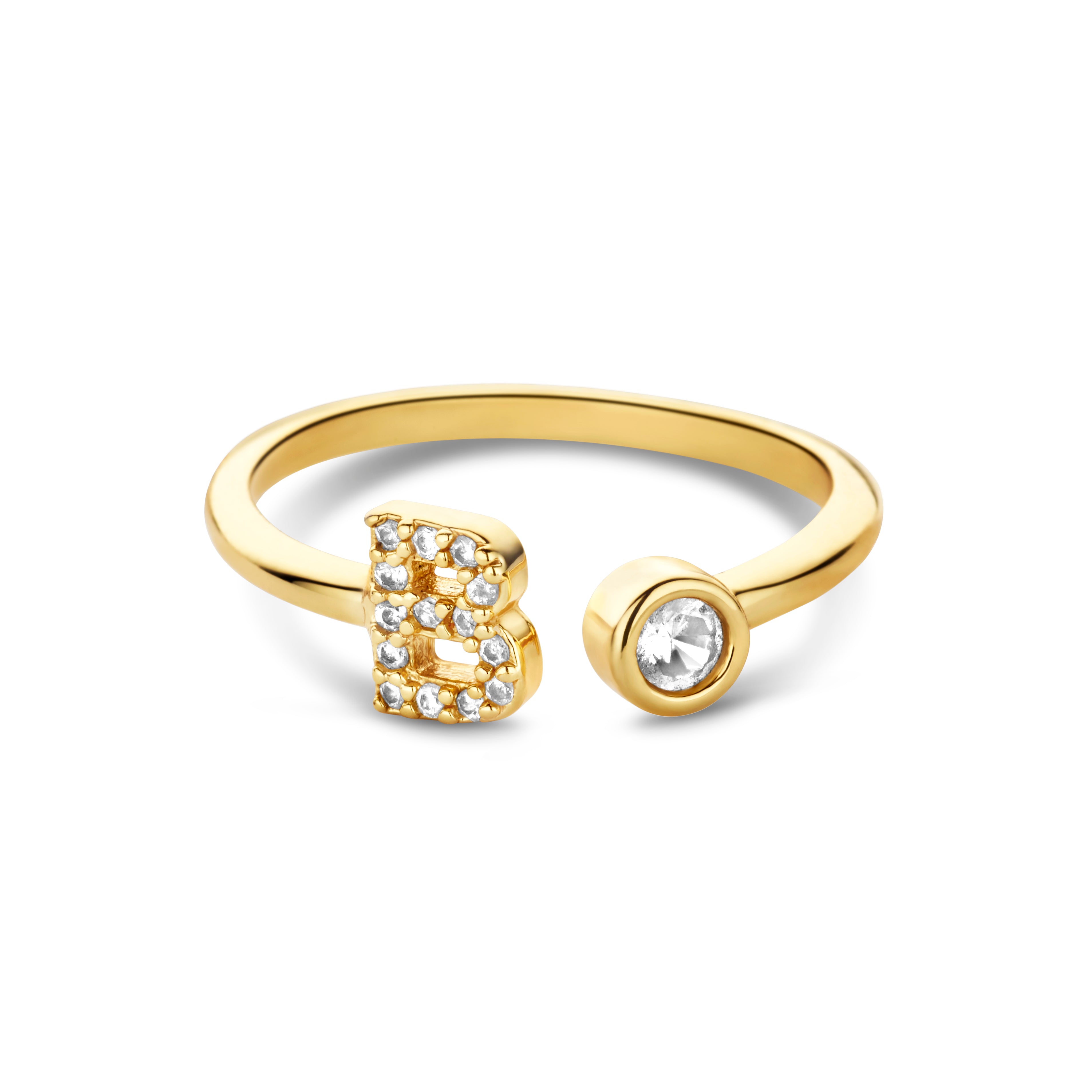 Custommade Initial Diamond ring