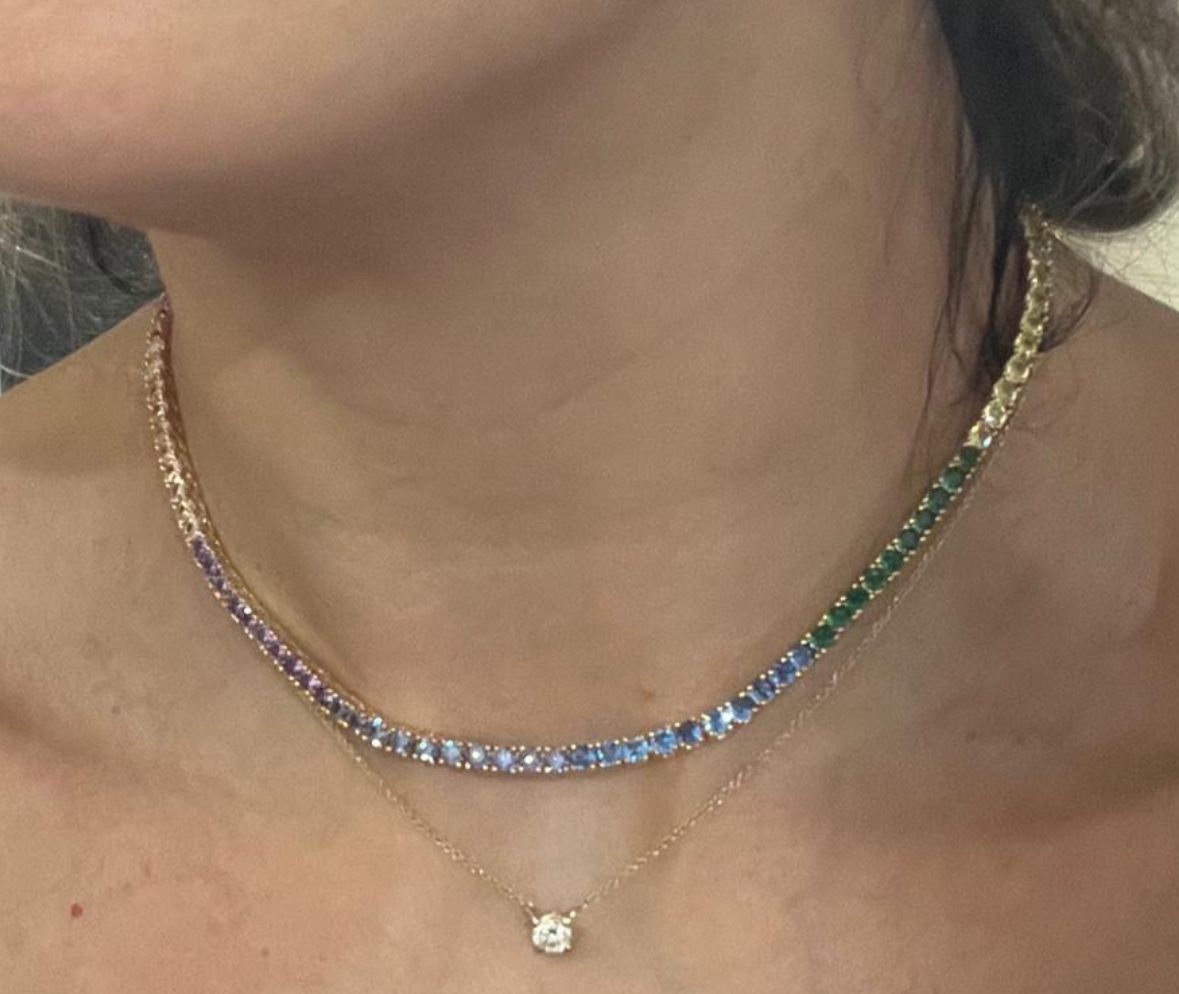 Custommade Tennis Sparkle Necklace