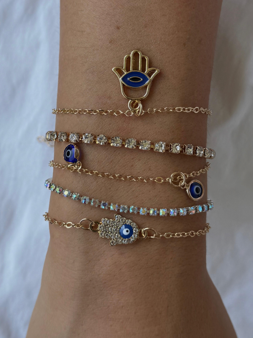 Midnight Hamsa Evil Eye Set x Sarah van Soelen