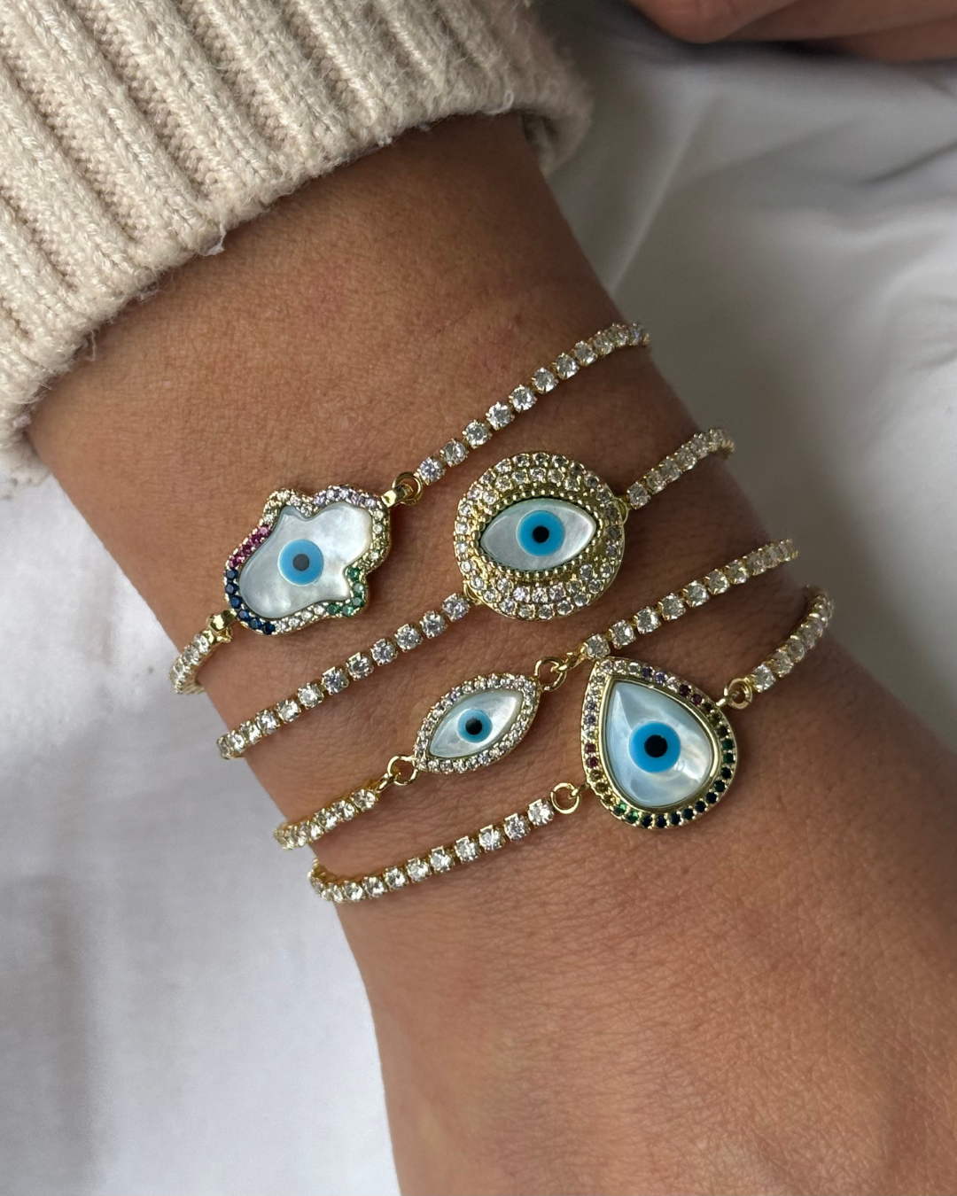Rainbow Evil Eye Set x Sarah van Soelen