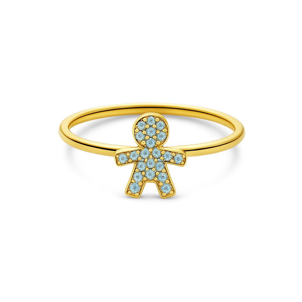 [PRE-ORDER] Custommade Gender Reveal Ring [BOY]